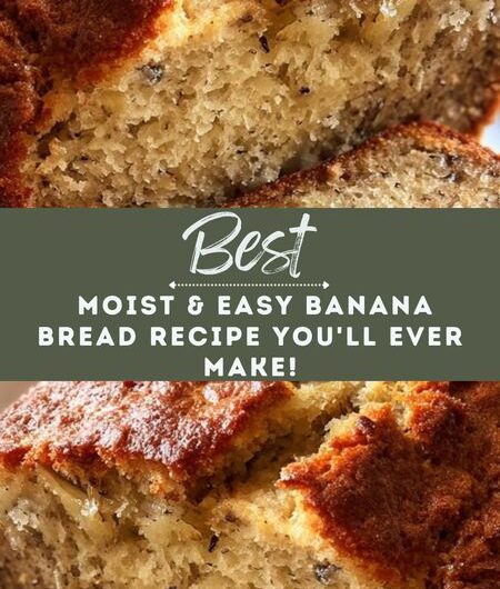 Banana Bread Recipe | Moist & Easy Banana Loaf