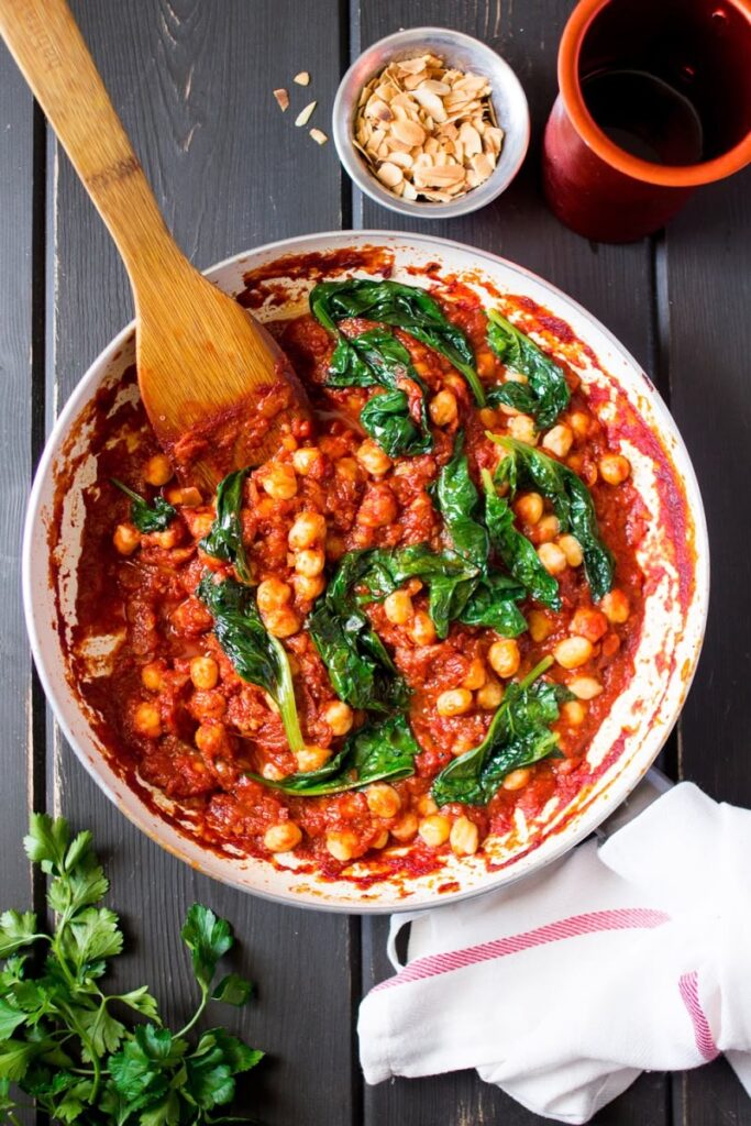 Chickpea & Spinach Stew
