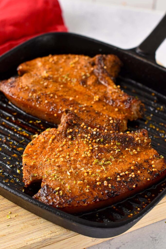 broiled pork chops recipe