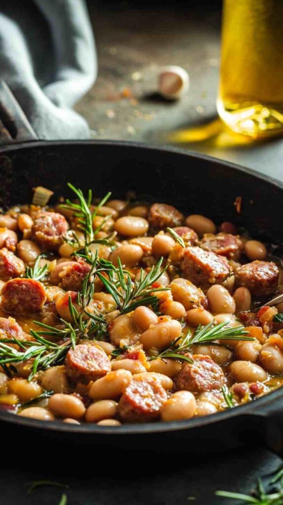 Crock Pot Smoked Sausage and Beans