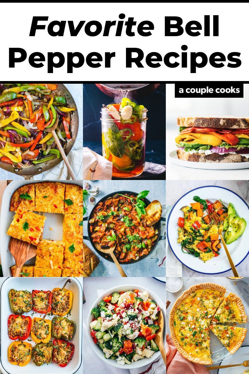 sweet pepper recipes